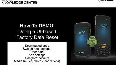 TC25 reset factory defaults