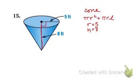 12.3 Surface area of pyramids and cones