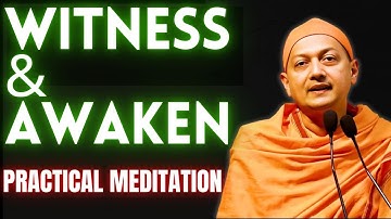 A Simple Meditation to Discover Your True Self | Vedanta Explained | Swami Sarvapriyananda #vedanta