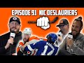 Flyers newest tough guy nicolas deslauriers in studio  nasty knuckles episode 91