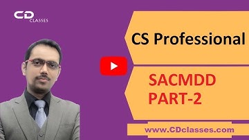 cs professional secretarial audit compliance management and due diligence || SACMDD Part-2