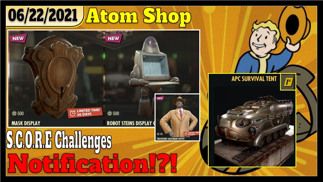 Fallout 76 Atom Shop Offers Fasnacht Mask Display! Its EPIC! And 2