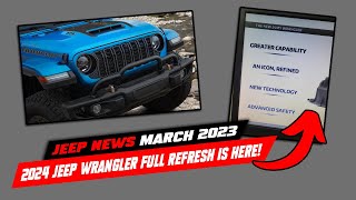 JEEP JUST DROPPED A BOMBSHELL! 2024 Refresh Jeep Wrangler is HERE!