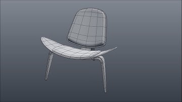Timelapse: Hard Surface Modeling Shell Chair by Hans J. Wagner in Blender 2.75