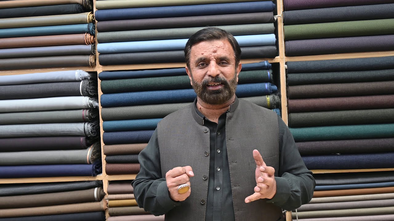 Bannu Wool,The Warmest Cloth in the World.Only On Gem Fabrics. - YouTube