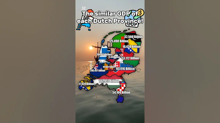 The similar GDP of each Dutch Province! 💰 #europe #geography #mapping #map #netherlands #mapper