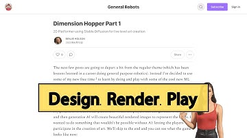 Design Your Own 2D Game Levels with AI-Generated Art using Stable Diffusion & Control-Net | Play Now