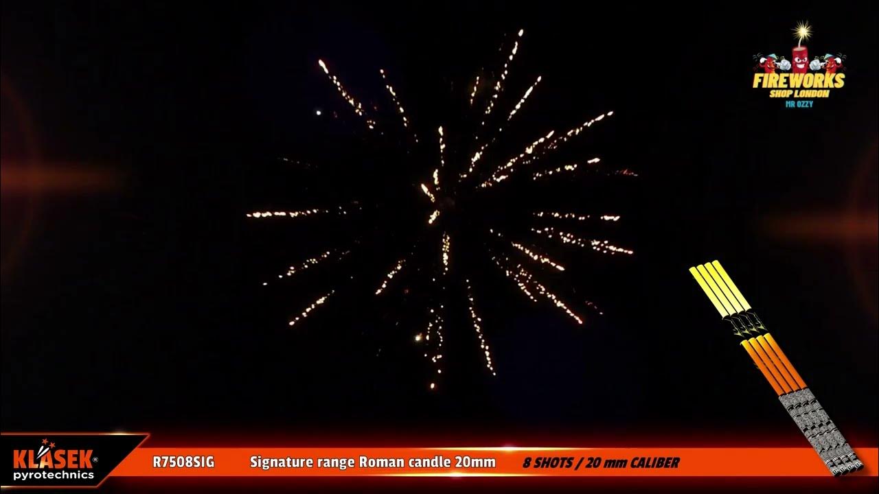 Signature Range Roman Candle 8 shot 20mm Klasek