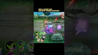 SKILL MAGE CAN ESCAPE DAMAGE TOWER? | MLBB