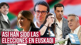 PNV y Bildu empatan a escaños, en una noche que deja fuera a Podemos del parlamento vasco