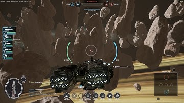 Fractured Space - Frontline - The Wolf Pack flying Leviathan and Aegis