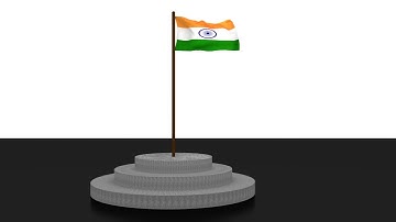 Indian Flag blender modeling | Blender Guru in Hindi