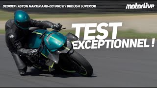 Essai Aston Martin AMB 001 PRO, by Brough Superior