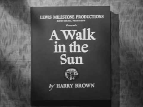 A Walk in the Sun (1945) title sequence