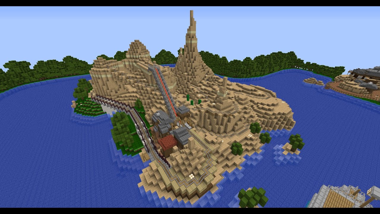 Minecraft Big Thunder Mountain Dlp Youtube