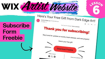 Create a Freebie Email Signup form in Wix