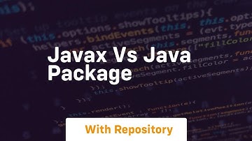 javax vs java package