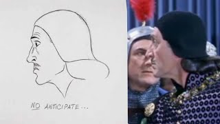 Richard Williams Teaching About Subtle Anticipation Basil Rathbone Both Animated And Real Scene