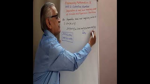 How to Separate Real & Imaginary part of sin (x +i y) #shorts