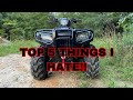 TOP 5 THINGS I HATE ABOUT MY 2021 Honda Rubicon 520 DCT EPS!!!