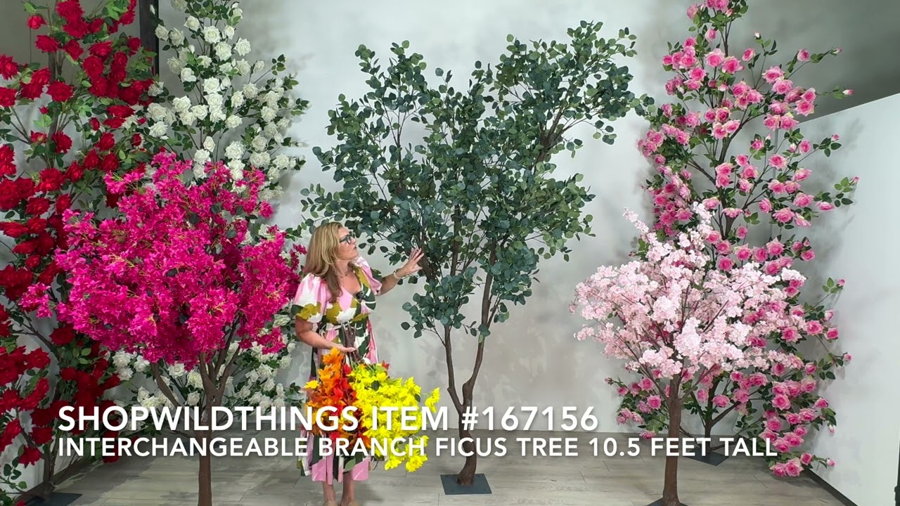 Fake Pink Chinese Red Bud Tree 8.5