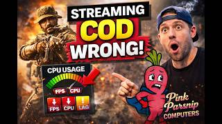STOP Dropped FPS While Streaming Call of Duty! (Fix Lag, CPU 100% &amp; Stutter FAST)