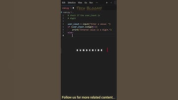use of isdigit() function in python. #python #trending #shorts #shorttipsandtricks #code #interview