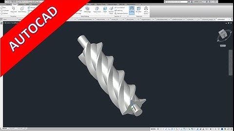 10.3 Schnecke - Autocad 2012 Training - Sweep & Helix)