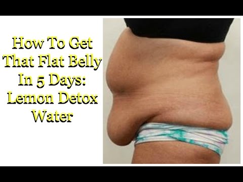 how-to-get-that-flat-belly-in-5-days:-lemon-flat-belly-detox-water