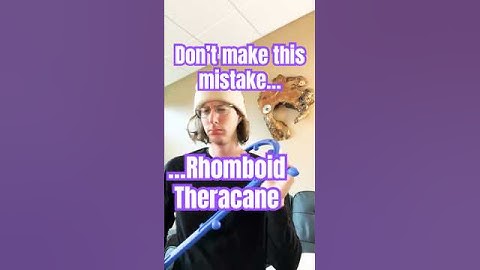 Rhomboid Hack! Theracane Massage Tool
