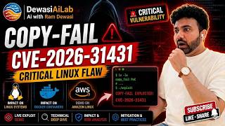 🚨 COPY-FAIL CVE-2026-31431 Explained + LIVE Demo | Linux &amp; Docker Impact 🔥