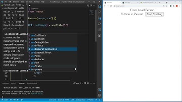 what is the use case for  Ref Forwarding and useImperativeHandle hook in React..