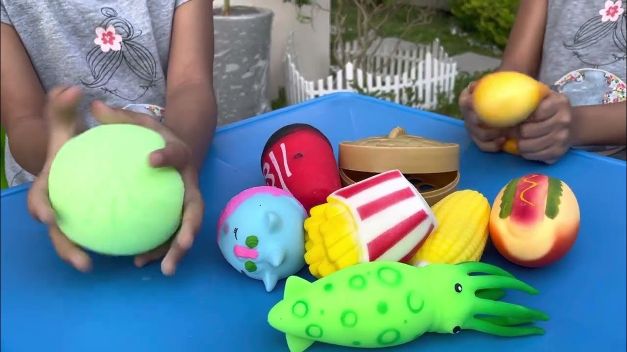 squishy foods for kids - YouTube