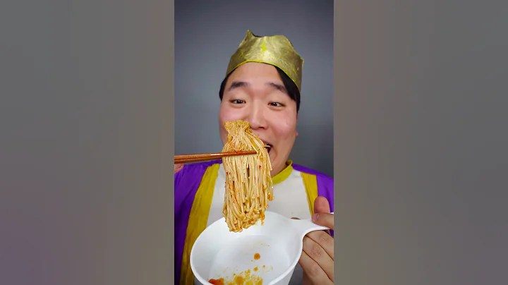 Spicy Beef and Mushroom Malatang with Crunchy Guo Bao Rou asmr mukbang | TikTok Funny Videos #shorts