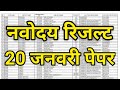 Jnv class 6 result 2024  navodaya vidyalaya class 6 result 2024  jnv result 2024 class 6