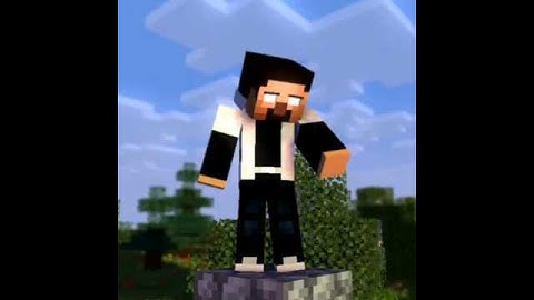 Bro is Herobrine or Kevin? 💀 #shorts #mineimator #herobrine #minecraft