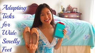 How to Make Tieks Work for Wide, Smelly 