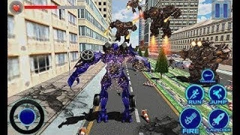Territable Battle Air Robot Transformation war | Flying Robot Transforming Plane | Gameplay HD