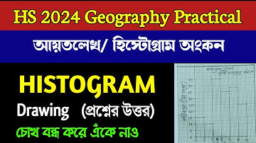Geography Practical HS 2024 | Histogram Drawing | আয়তলেখ |হিস্টোগ্রাম | class 12 Geography Practical