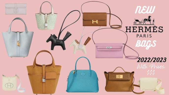 New HERMES 2022 BAGS with PRICES! Kelly to Go, Picotin, Lindy, Evelyne,  Bolide Mini etc, & Rodeos :) 