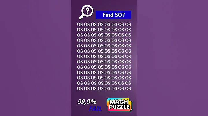 Tell me where SO? | Brain Teaser IQ Test #shorts #different #puzzles #opticalillusion #quiz