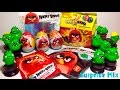 РЕД против ЗЕЛЁНЫХ СВИНОК Angry Birds В Кино RED vs. GREEN Pigs - СЮРПРИЗЫ Игрушки. ANGRY BIRDS toys