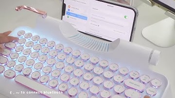 Unboxing Video Of Knewkey Rymek Chic Typewriter-Style Mechanical Keyboard By zoscreations
