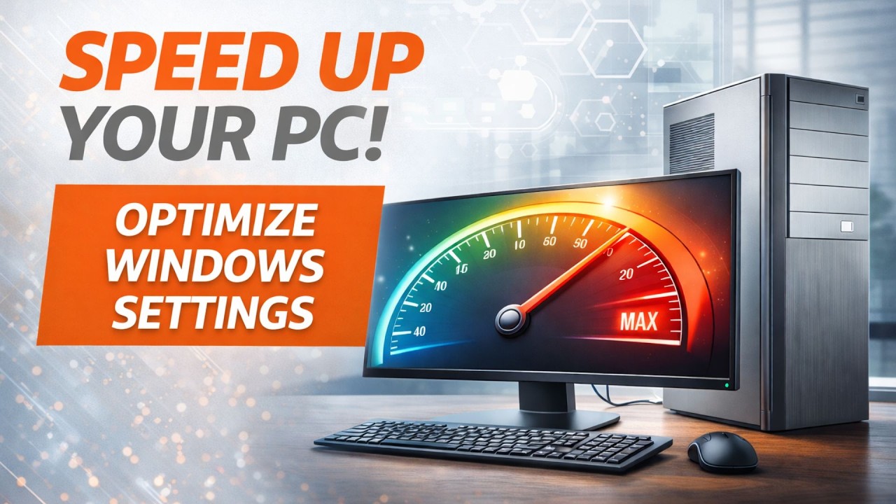 How To Speed Up Your PC! - Optimize Windows Settings! - YouTube