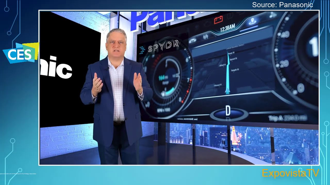 Panasonic Brings Innovation From Tesla Batteries to Car Dashboards.
