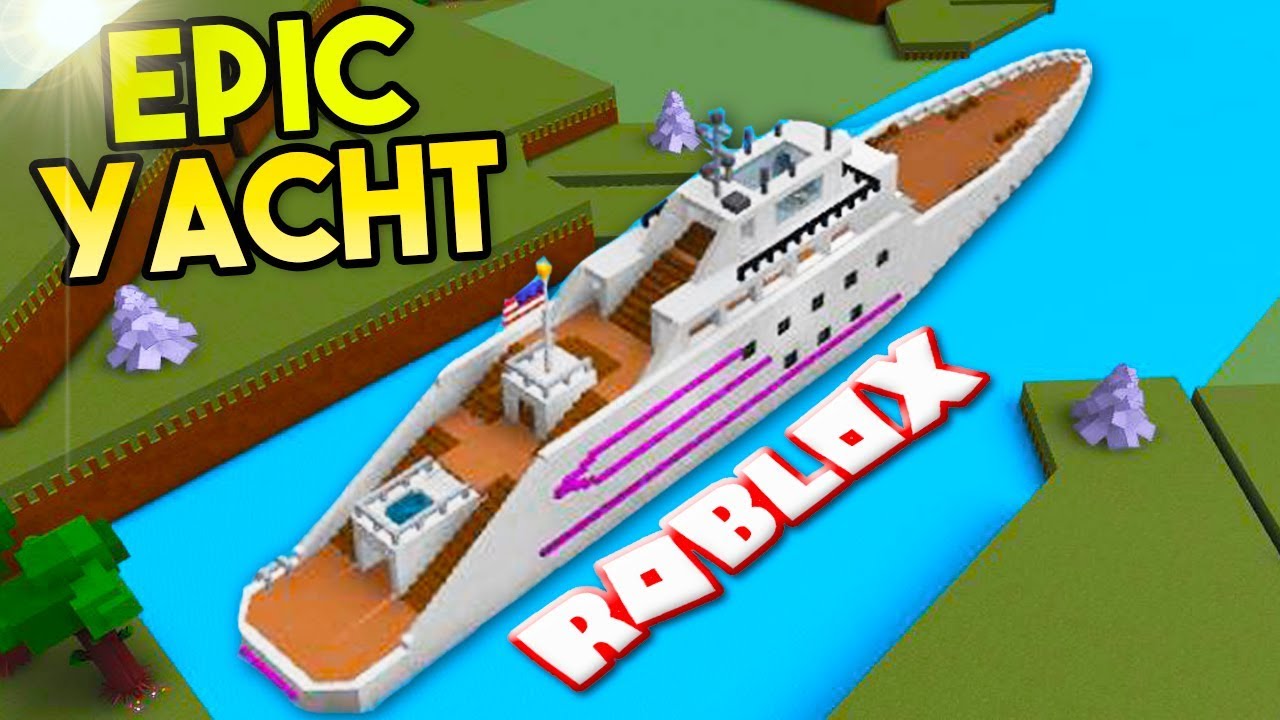 LUXURY YACHT (5,000+ Blocks) | Build A Boat For Treasure ...