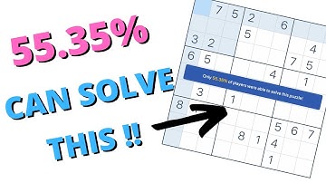 55.35% can solve this sudoku puzzle | Daily Challenge | July 3