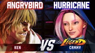 SF6 ▰ ANGRYBIRD (Ken) vs HURRICANE (Cammy) ▰ High Level Gameplay