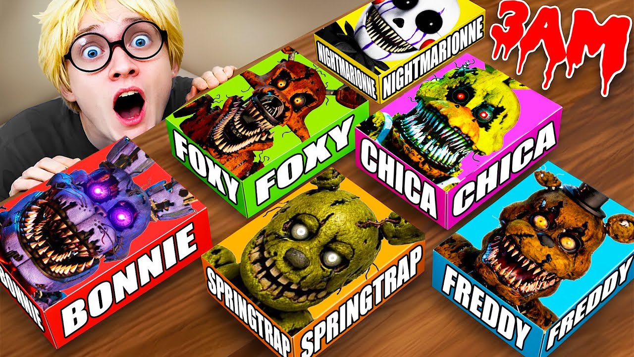 НИКОГДА НЕ ОТКРЫВАЙ МИСТЕРИ-БОКСЫ Five Nights at Freddy's в 3 ЧАСА НОЧИ!