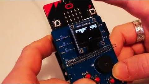 Play and create video games using the Microbit